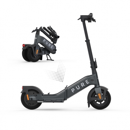 E-Scooter PURE Advance Flex Mercury Grey